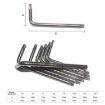 HUIJIAQI 8pcs Hexagon Torx Screwdriver Spanner Multifunction Tool Set - 5