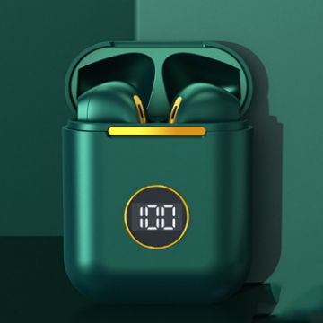 X1 TWS LED Display Wireless Noise Reduction Sport Bluetooth Headphone Green - 1