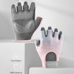 Yoga Sports Gloves - Non-slip Shock-absorbing Half-finger, Size M (Gray) - 2