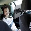 Folding Stretchable Headrest Tablet Bracket for Car Rear Seat - Metal Clamp - 9