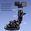 Bluetooth Car Suction Cup Phone Holder for Navigation & Live Broadcast - 2