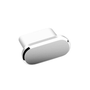 USB-C Charging Port Dust Plug & Protector - Silver Dust Cap for Phones - 1