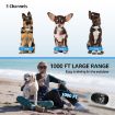 Waterproof Shock Collar for Pets - Remote Control Dog Training, Black - 9