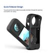 Insta360 X3 AMagisn Black Silicone Protective Lens Case Cover - 3