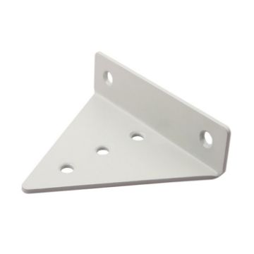 Invisible Triangle Wall Shelf Bracket, 170x130mm, White, With Screws - 1