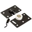 Large Groove Sliding Door Closet Pulley Accessories & Lower Track - 1