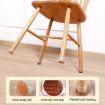 2" Dark Brown Table & Chair Leg Covers 8pcs Set - Floor Protectors - 5