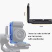 Universal L Shape Bracket Quick Release Plate for RSC2/RS3, L-450 Blue - 6