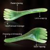 Yellow Five Claws Massager Meridian Stress Reducing Massage Comb - 4