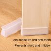 Children's Bed Feet Protector Set - 4pcs Silicone Anti-Slip Mat (Yellow) - 4