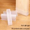 Children's Bed Feet Protector Set - 4pcs Silicone Anti-Slip Mat (Yellow) - 5