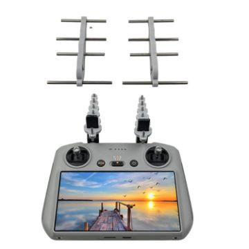 DJI Air 3/Mini 4 Pro Drone RC 2 Yagi Antenna Signal Booster 2.4G - 1