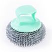 Removable Wire Ball Kitchen Brush for Pots & Dishes (Random Handle) - 1