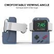 Apple Watch Silicone Charging Stand Base Storage (Grey) - No Charger - 2