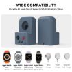 Apple Watch Silicone Charging Stand Base Storage (Grey) - No Charger - 5