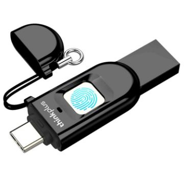 Lenovo Thinkplus TFU301 256G Type-C+USB Fingerprint Encrypted Flash Drive - 1