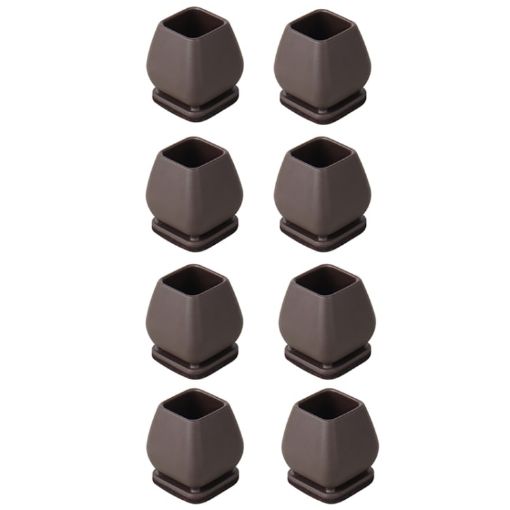 15 Tilt Table & Chair Feet Covers - 0.75" 8pcs Set (Square) - 1