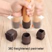 1" 8pcs 15 Tilt Table & Chair Feet Shock-Absorbing Covers (Round) - 5
