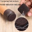 1" 8pcs 15 Tilt Table & Chair Feet Shock-Absorbing Covers (Round) - 6