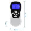 Upgrade White Multifunctional Pulse Meridian Massage Instrument 70 Char - 3