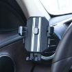 Grey Knob Type Car Air Conditioner Outlet Phone Holder for Navigation - 1