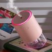 350ml Pink Ultrasonic Air Humidifier & Car Purifier, 800mAh Battery - 8