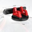 Red 2-in-1 Car Dashboard Phone Holder & Temporary Parking Sign - 2