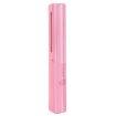 Portable USB Rechargeable Hair Curler & Straightening Comb - Pink - 1