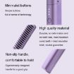 Portable USB Rechargeable Hair Curler & Straightening Comb - Pink - 9