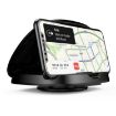 360 Rotating Suction Cup Car Dashboard Phone Holder - Black - 1