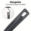 Multifunctional Tile & Window Crevice Cleaning Brush - Black, Stiff Bristles - 4