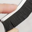 Multifunctional Tile & Window Crevice Cleaning Brush - Black, Stiff Bristles - 6