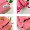 Kindergarten School Bag for 3-6 Year Olds - Simple Design, Pink - 4