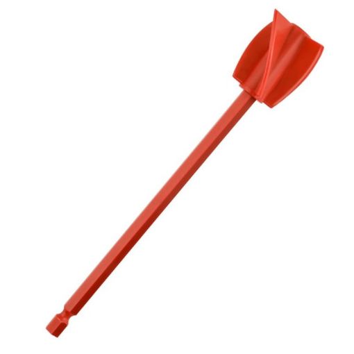 Epoxy Mixer Paddle Attachment for Drill - Red Paint & Resin Tool - 1