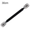 30cm UHF 50 Ohm RF Coaxial Cable Extension, Female to Female - 1