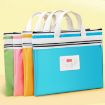 BeiDuoMei A4 Student File Bag - Double Layer Storage, Green - 2