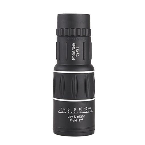 16x52 HD Outdoor Bird Viewing Monocular Telescope, Green Film, No Bag - 1