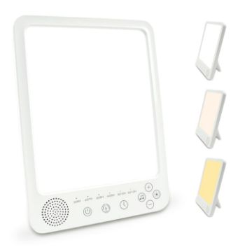 Simulated Sunlight Lamp with White Noise & Timer for SAD Therapy - 1