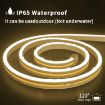 2m USB 5V LED Light Strip - Flexible Neon Silicone, Warm Color - 5
