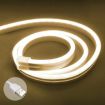 2m Blue USB 5V LED Light Strip Flexible Neon Silicone Soft Strips Set - 4