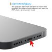 Type-C 2 In 1 Charging Port Dust Plug & Lanyard Set - Gray - 7