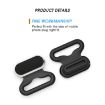 Type-C 2 In 1 Charging Port Dust Plug & Lanyard Set - Rose Red - 5