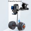Universal Blue Suction Cup Car Phone Holder - Telescopic Navigation Bracket - 6