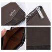Baellerry D5106 RFID Anti-theft Retro Zipper Wallet Coin Purse Coffee - 5