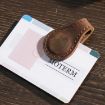 Vintage Leather Bookmark Clip - Handmade Magnetic Corner (Crazy Horse) - 7