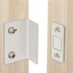 Invisible Magnetic Door Suction for Sliding Wardrobe, Black, No-Punch, 90 - 2