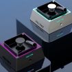 Smart Ambient Light Air Purifier & Electronic Ashtray - Black - 2