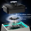 Smart Ambient Light Air Purifier & Electronic Ashtray - Black - 6