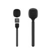 DJI Mic/Moma/Rode/Relacart Wireless Go Interview Handle Microphone (Black) - 1