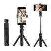 XT09 Pink Bluetooth Selfie Stick & Tripod Bracket for Live Cell Phones - 2